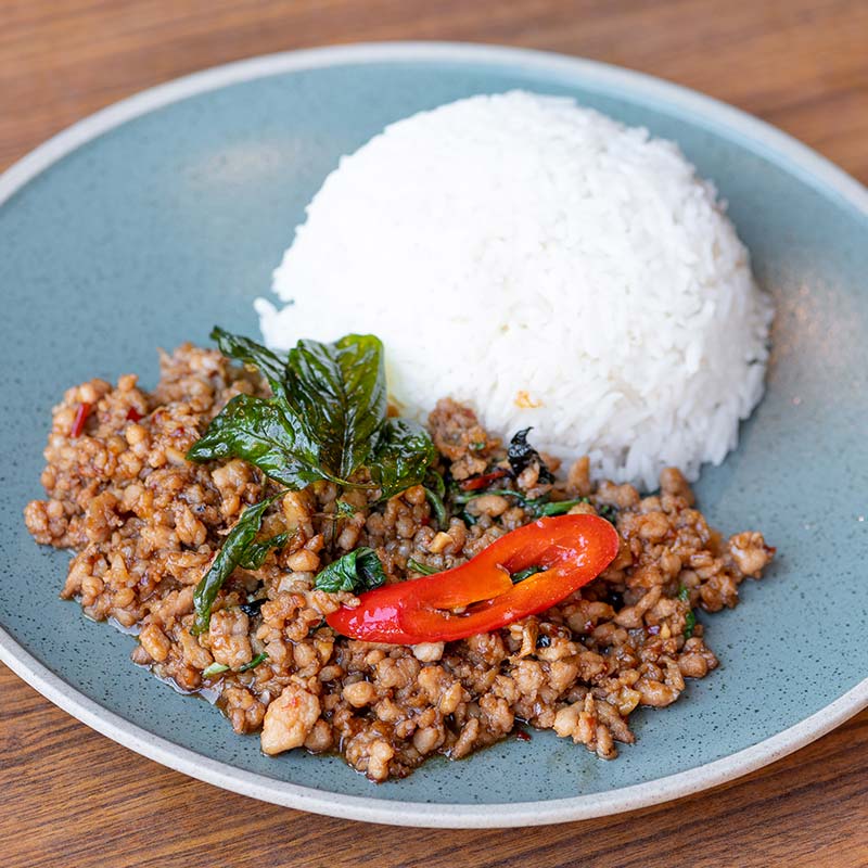 Chilli Basil Stir-fried (Pad Kra Prao)