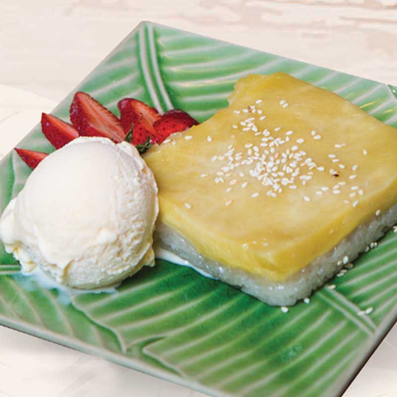 Sticky Rice Thai Custard