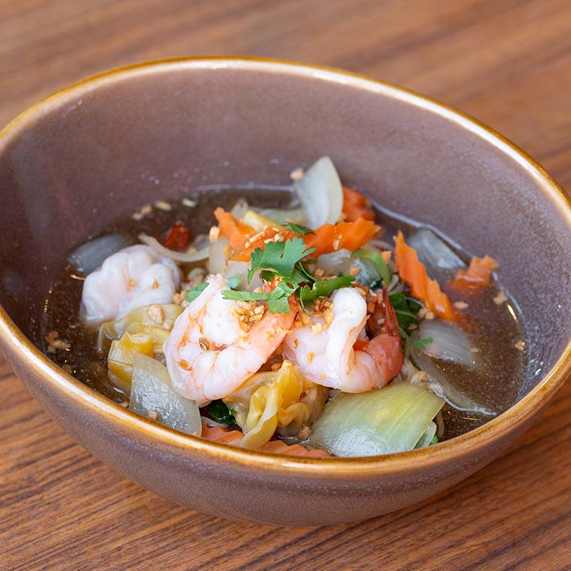 Wanton and Fresh Egg Noodle Soup